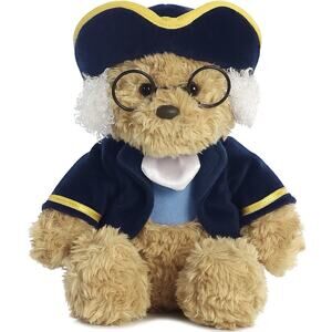 Aurora - Bear - 8.5" Ben Franklin Bear Snuggly Stuffed Animal